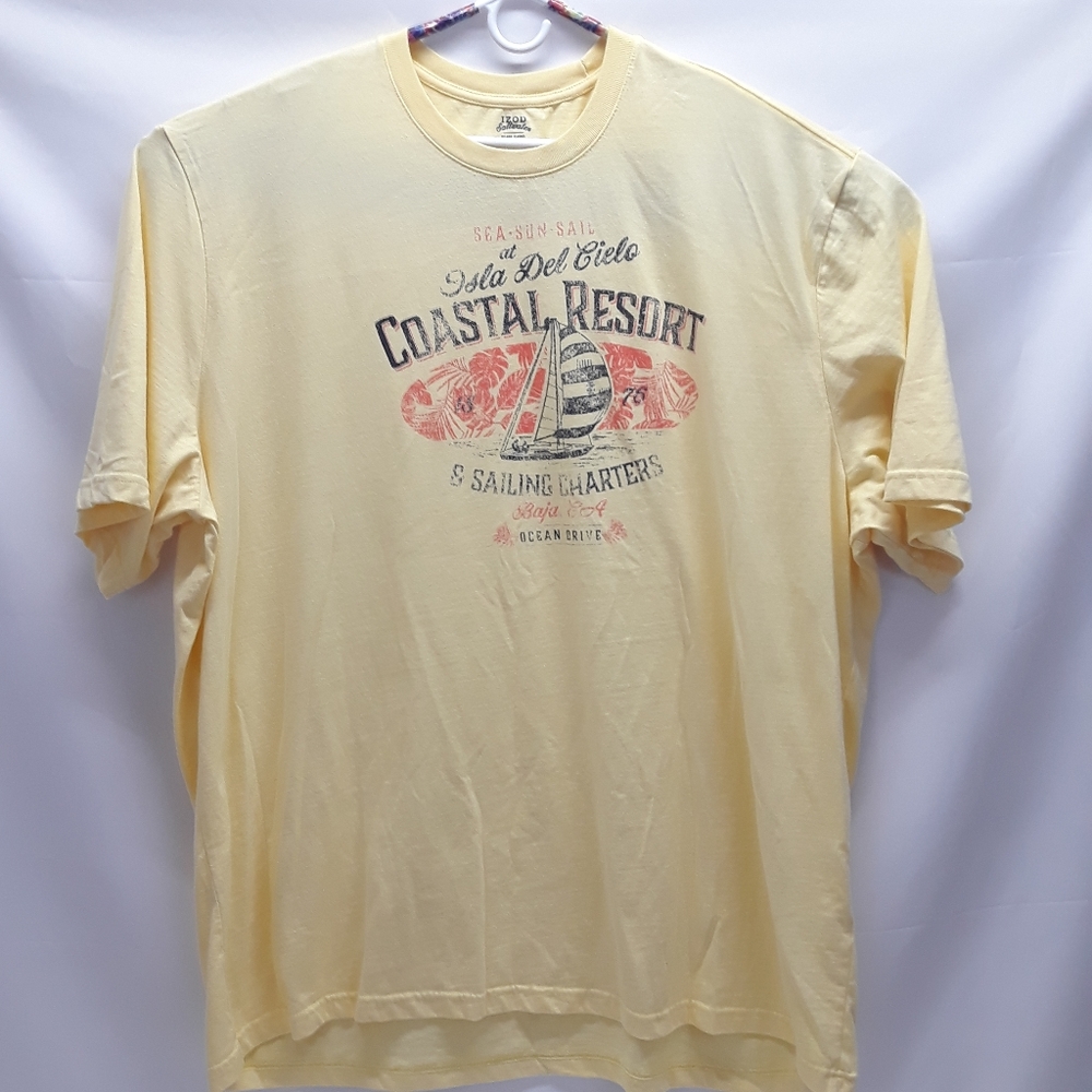 Izod Men T-Shirt Relaxed Classics Big 4XLT.  F13